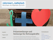 Tablet Screenshot of polizeiseelsorge.ch